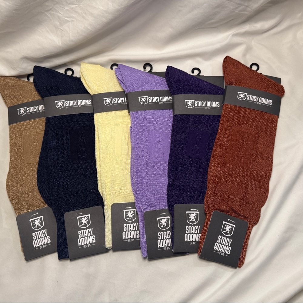 Stacy Adams& Vannucci Couture Men's Dress Socks - | Multiple Colors NWT